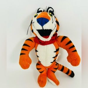 Tony The Tiger Stuffed Animal Plush Toy Kelloggs Frosted Flakes 1997 Vintage 8”